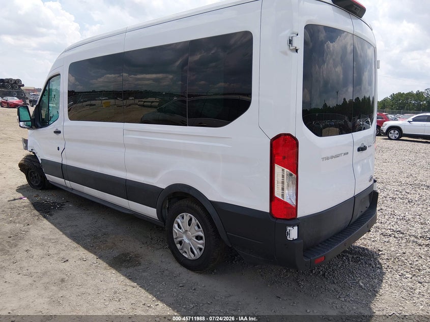 Vin: 1fbax2c81ska73564, lot: 46210644, ford transit-350 passenger van xlt 20253