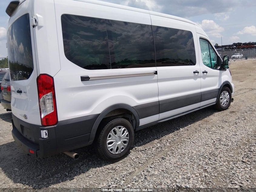 Vin: 1fbax2c81ska73564, lot: 46210644, ford transit-350 passenger van xlt 20254