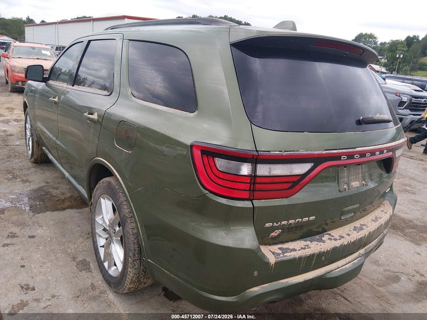 Vin: 1c4rdjdg0mc545452, lot: 46210663, dodge durango gt plus awd 20213