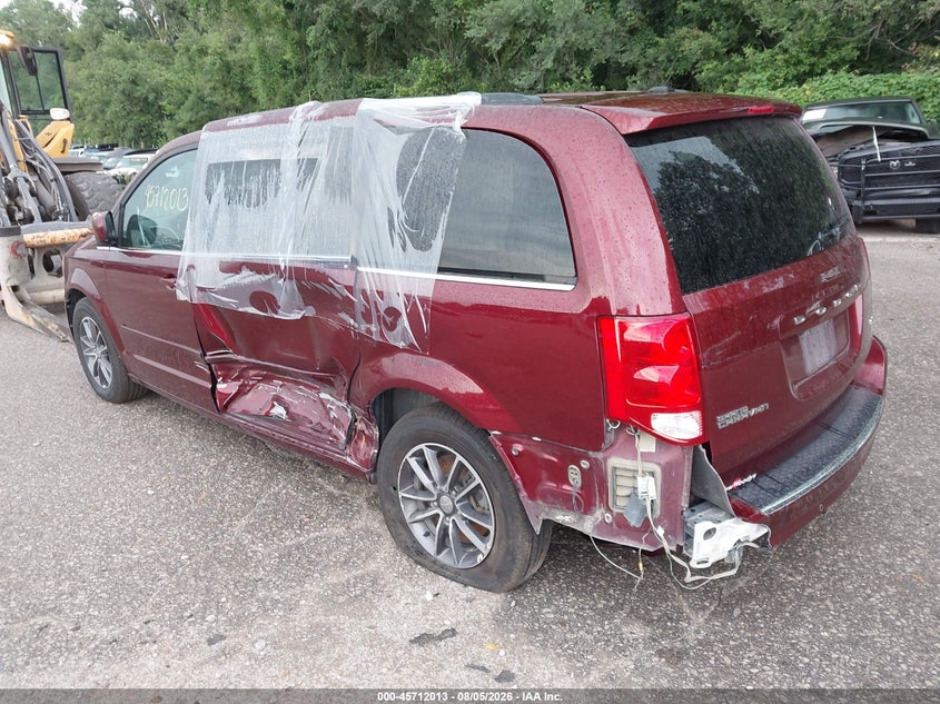 Vin: 2c4rdgcg9hr730987, lot: 46210669, dodge grand caravan sxt 20173