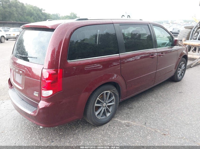 Vin: 2c4rdgcg9hr730987, lot: 46210669, dodge grand caravan sxt 20174
