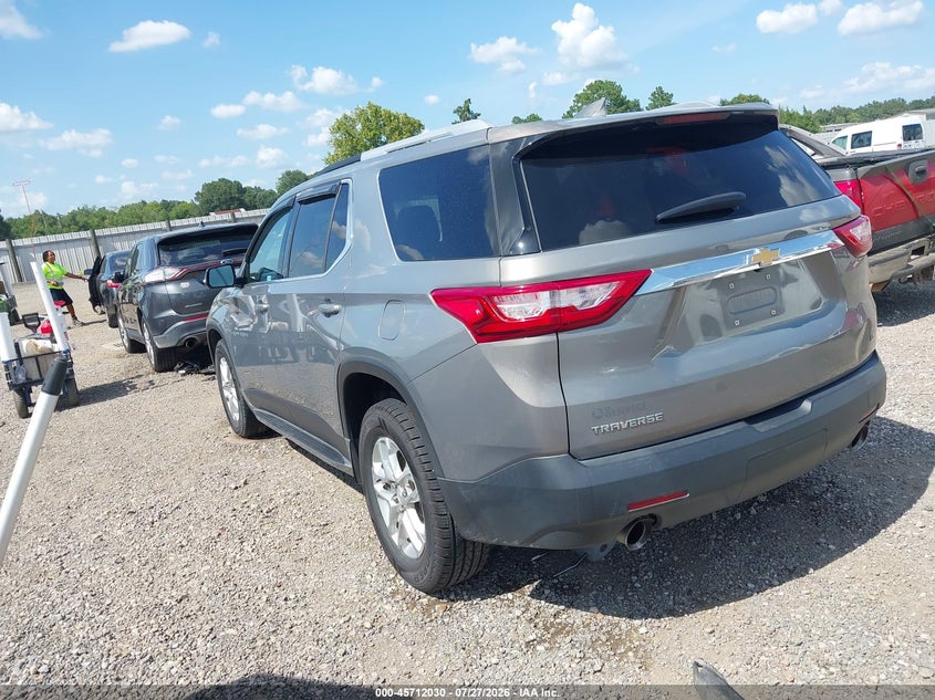 Vin: 1gnergkw0jj230775, lot: 46210686, chevrolet traverse lt cloth 20183