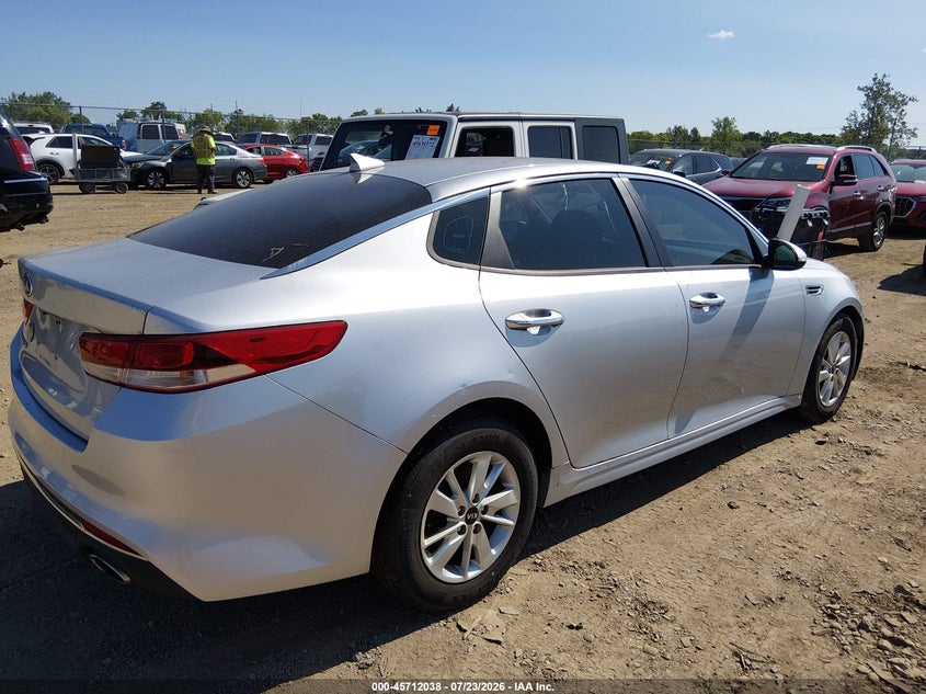 Vin: 5xxgt4l35jg186363, lot: 46210694, kia optima lx 20184