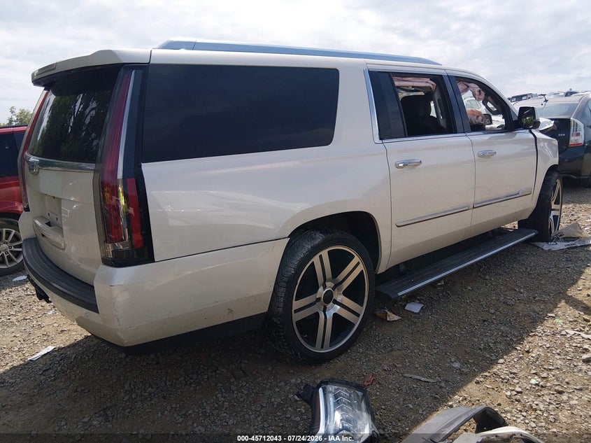 Vin: 1gys4tkj3fr611384, lot: 46210699, cadillac escalade esv premium 20154