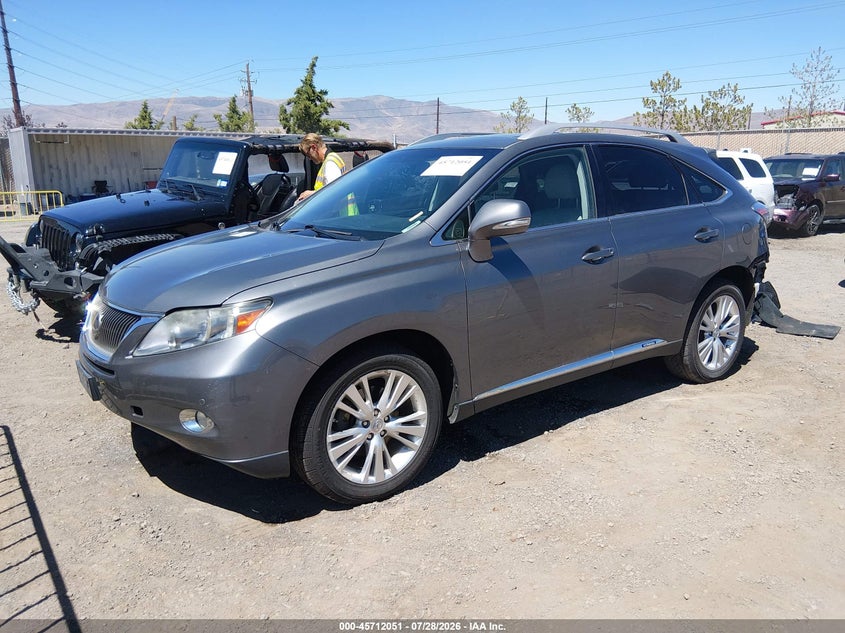 2012 LEXUS RX 450H auction photo 2