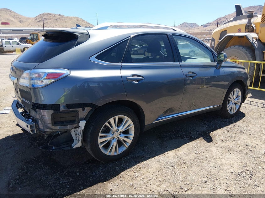 2012 LEXUS RX 450H auction photo 4