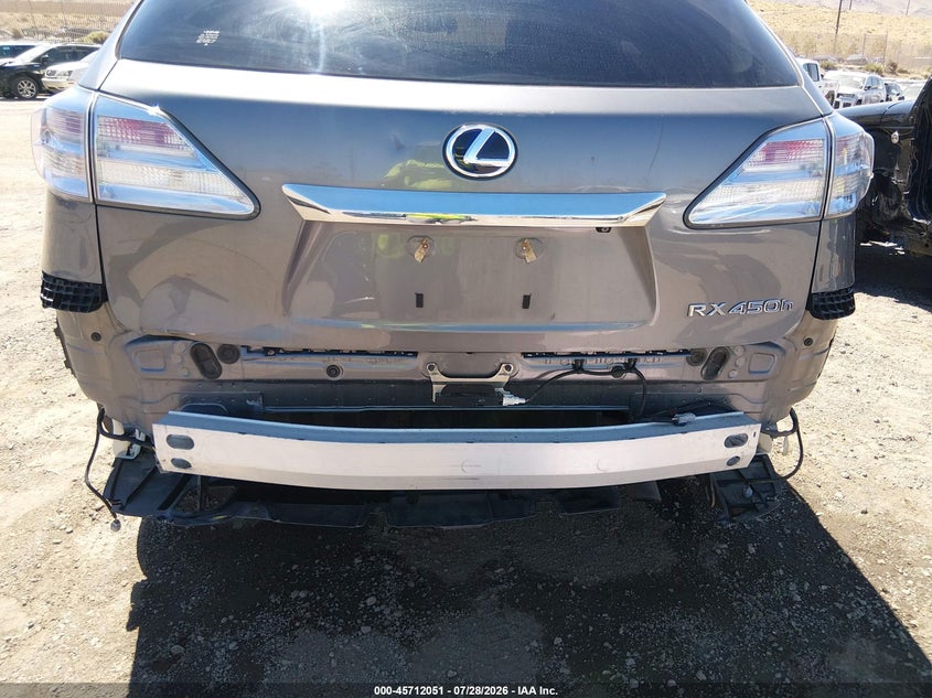 2012 LEXUS RX 450H auction photo 6