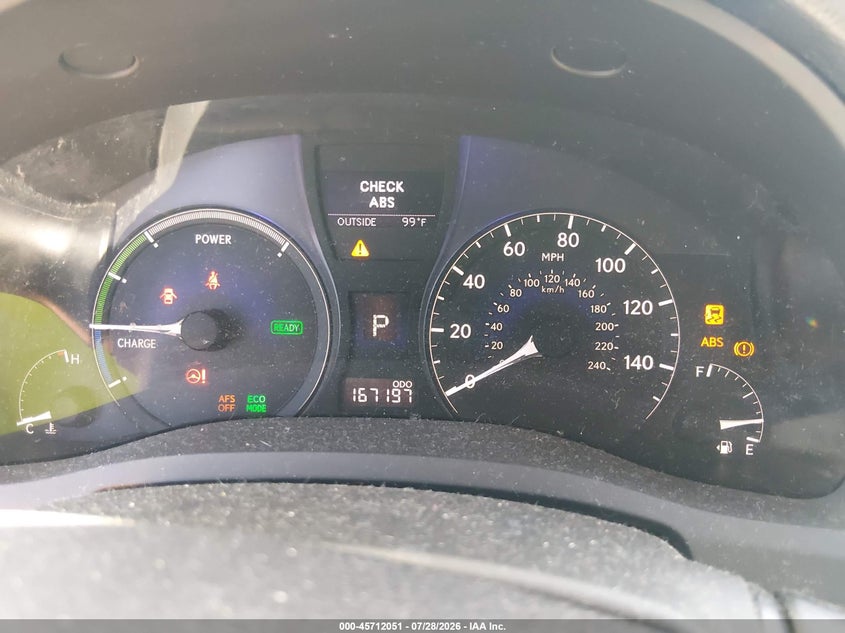 2012 LEXUS RX 450H auction photo 7