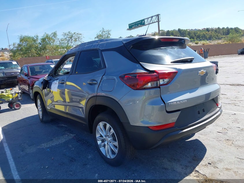 Vin: kl79mms21pb104607, lot: 46210727, chevrolet trailblazer fwd ls 20233