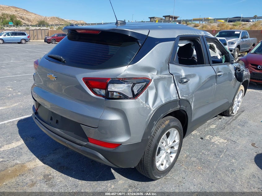 Vin: kl79mms21pb104607, lot: 46210727, chevrolet trailblazer fwd ls 20234