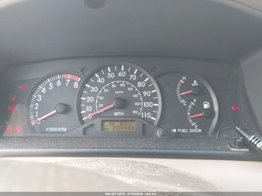 2003 TOYOTA COROLLA auction photo 7