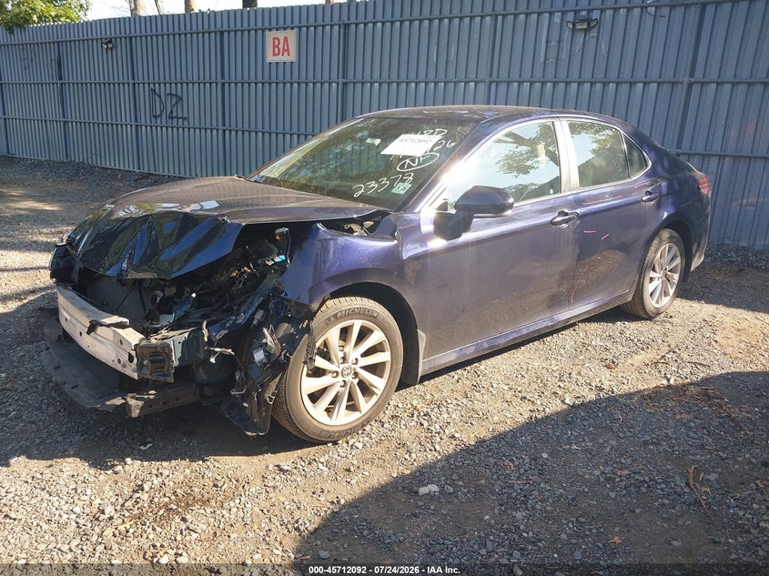 2021 TOYOTA CAMRY auction photo 2