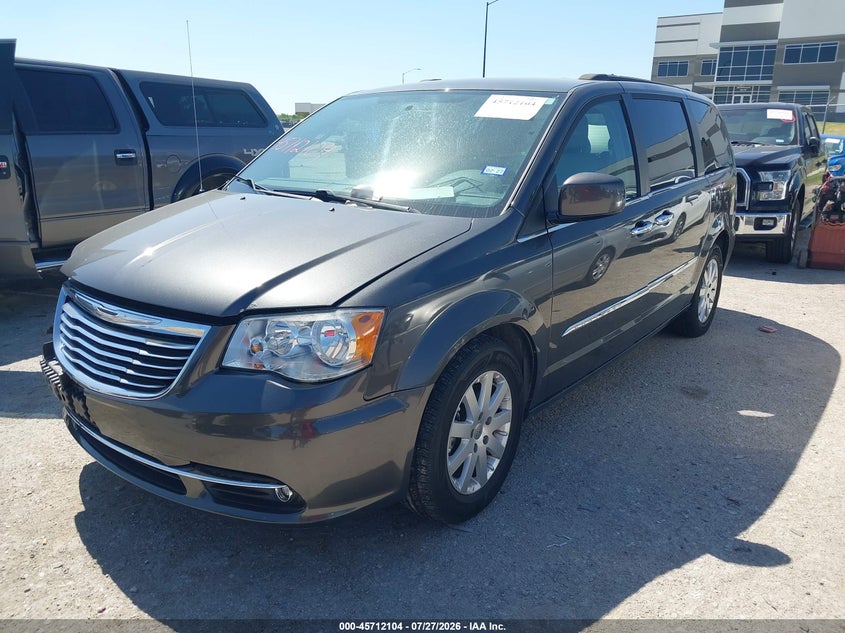 Vin: 2c4rc1bg5gr207062, lot: 46210760, chrysler town & country touring 20162