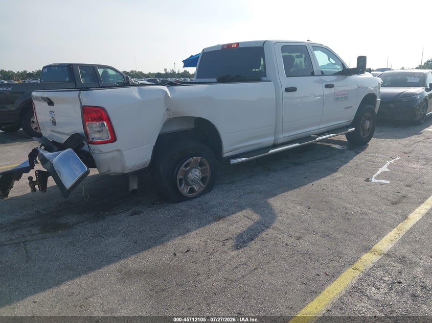 Vin: 3c6ur5hj8kg691477, lot: 46210761, ram 2500 tradesman  4x4 8' box 20194