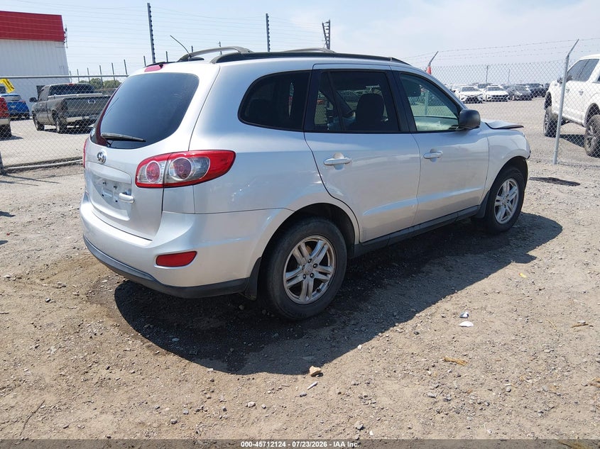 Vin: 5xyzg3ab9cg161823, lot: 46210780, hyundai santa fe gls 20124
