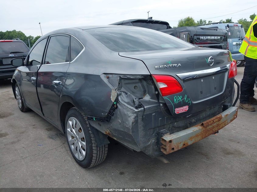 2019 NISSAN SENTRA auction photo 3