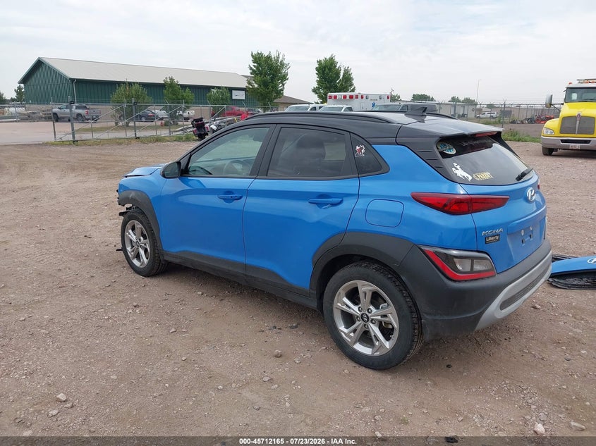 Vin: km8k6cab0nu880671, lot: 46210821, hyundai kona sel 20223