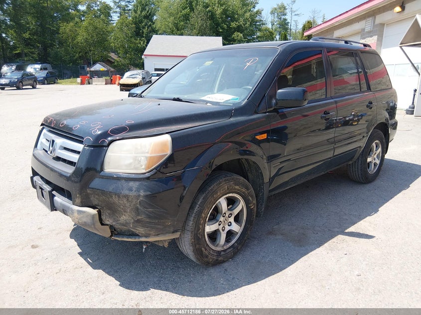 2008 Honda Pilot, Front End, IAAI, VIN 5FNYF28378B025955 — photo 2