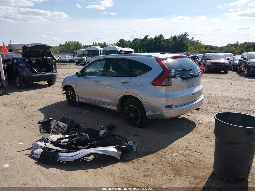 Vin: 5j6rm4h9xgl067892, lot: 46210860, honda cr-v touring 20163