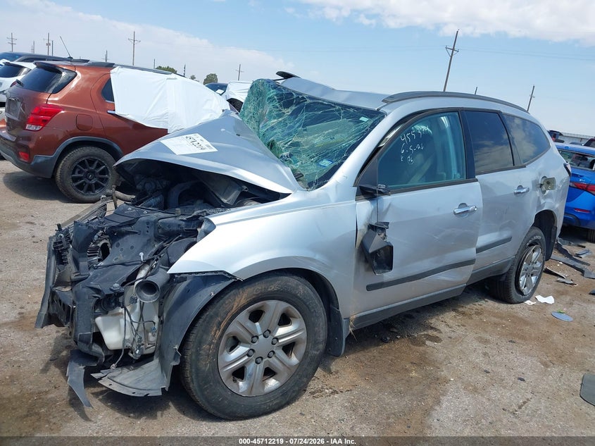 Vin: 1gnkrfed0ej285272, lot: 46210875, chevrolet traverse ls 20142