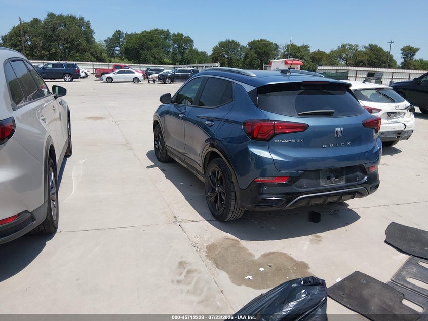 Vin: kl4amdsl2rb214815, lot: 46210884, buick encore gx sport touring fwd 20243