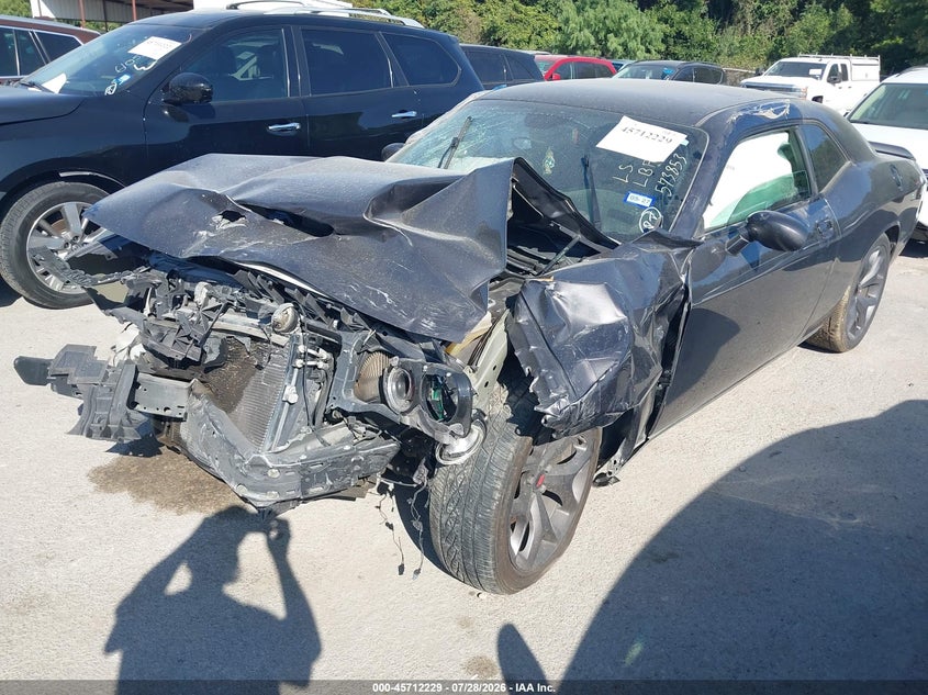 Vin: 2c3cdzbt0kh573853, lot: 46210885, dodge challenger r/t 20192
