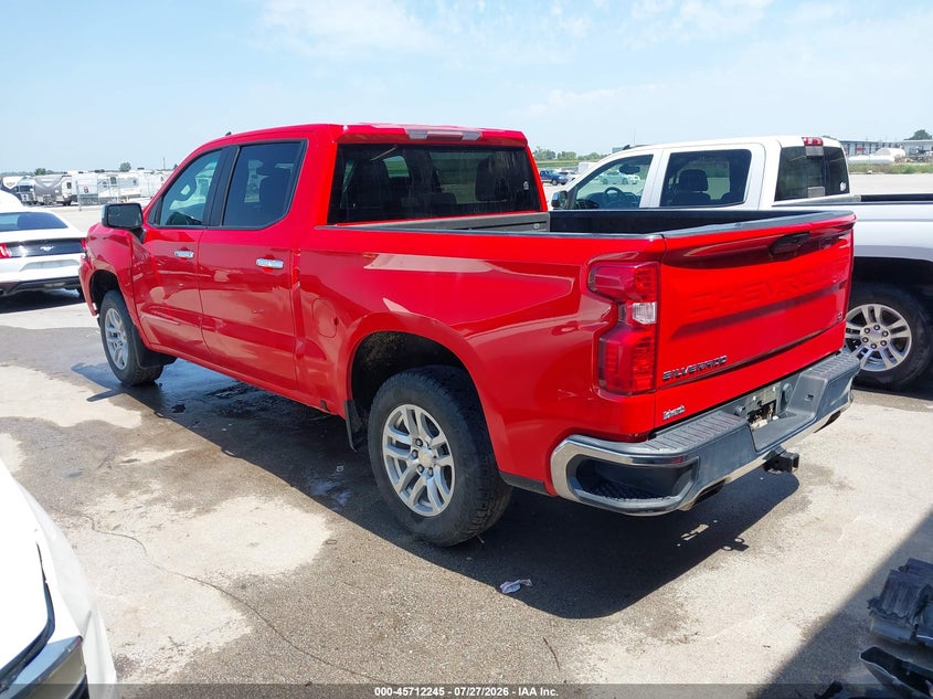 Vin: 3gcuyded6lg259122, lot: 46210901, chevrolet silverado 1500 4wd  short bed lt 20203