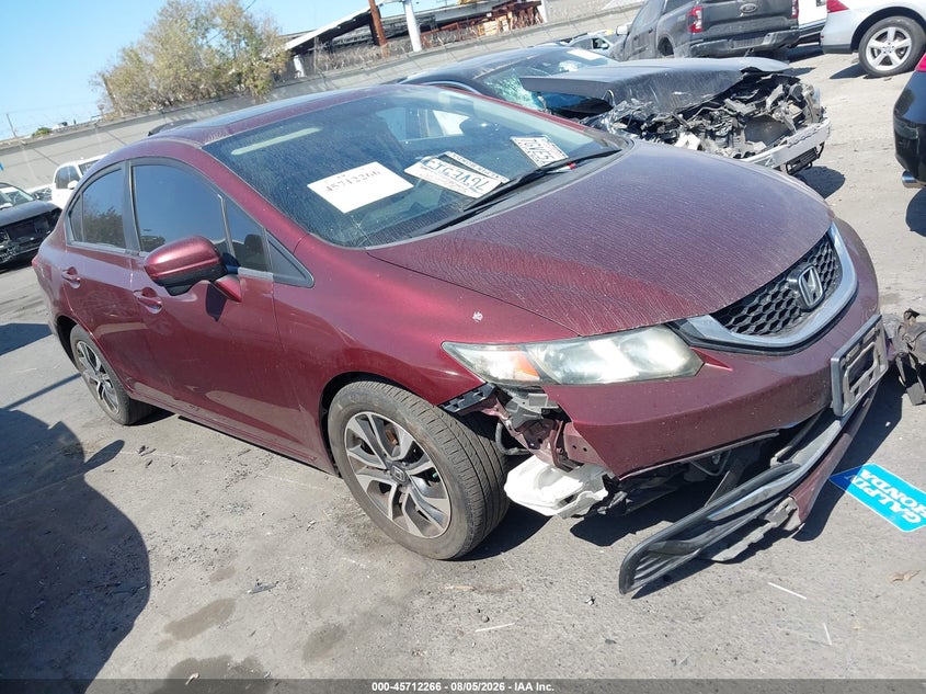 2014 HONDA CIVIC SEDAN 1.8L I-4 VVT, 143HP