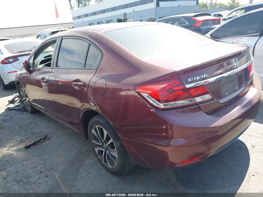 2014 HONDA CIVIC SEDAN 1.8L I-4 VVT, 143HP