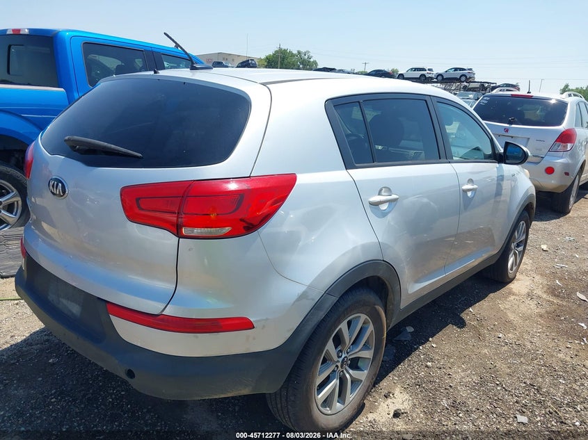 Vin: kndpbcac4g7878910, lot: 46210933, kia sportage lx 20164