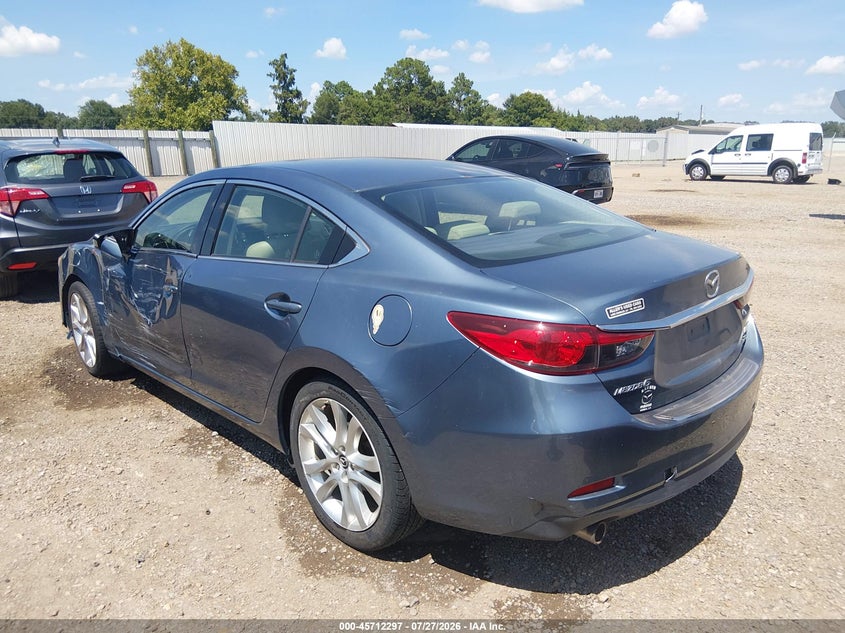 Vin: jm1gj1v60f1166147, lot: 46210953, mazda mazda6 i touring 20153