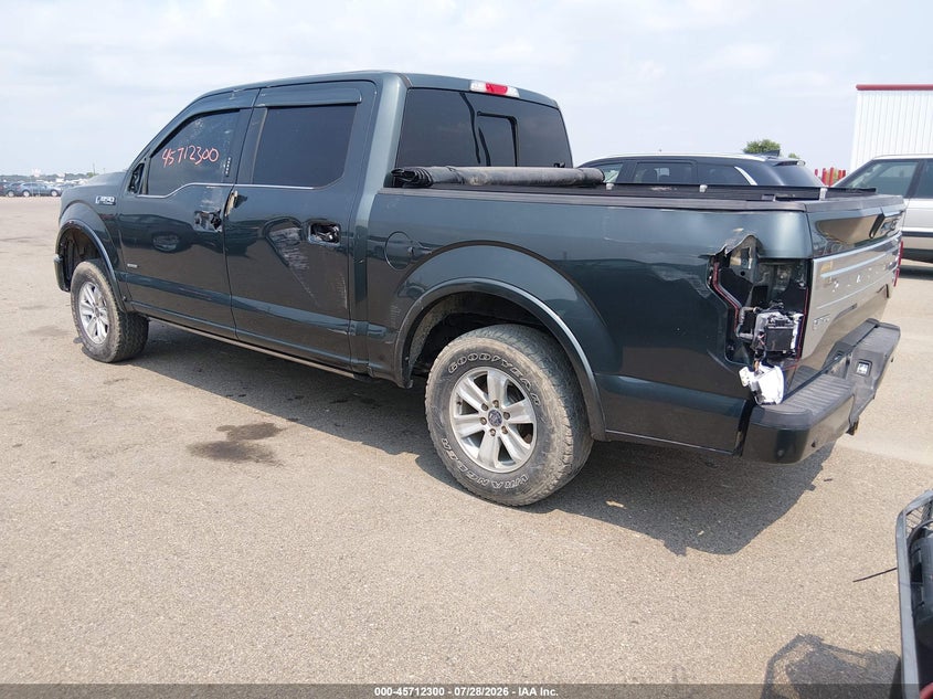 Vin: 1ftew1eg6ffb78114, lot: 46210956, ford f-150 platinum 20153