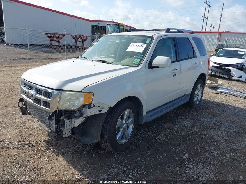 Vin: 1fmcu0eg1bka85957, lot: 46210977, ford escape limited 20112