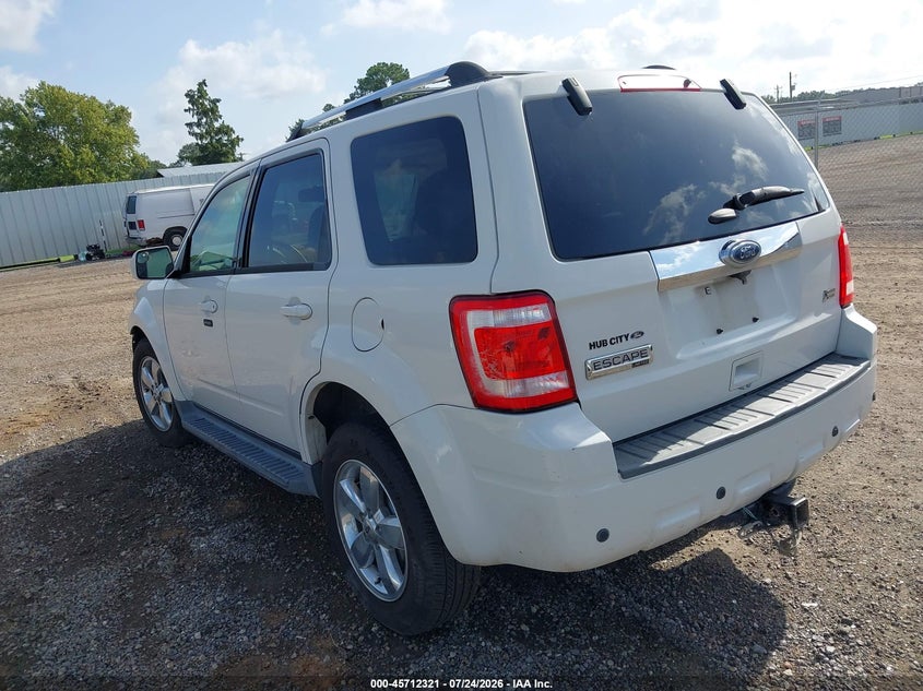 Vin: 1fmcu0eg1bka85957, lot: 46210977, ford escape limited 20113