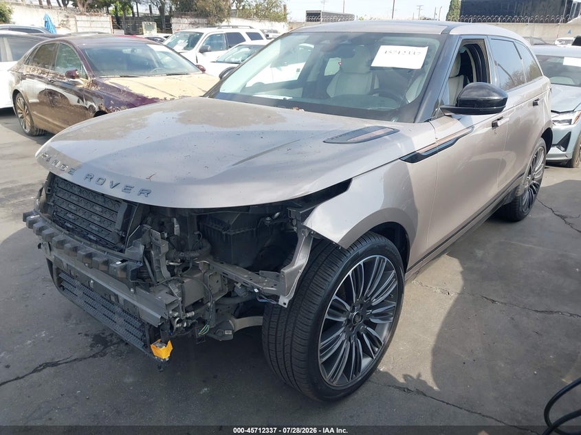 Vin: salyt2ex0na346586, lot: 46210993, land rover range rover velar p250 r-dynamic s 20222