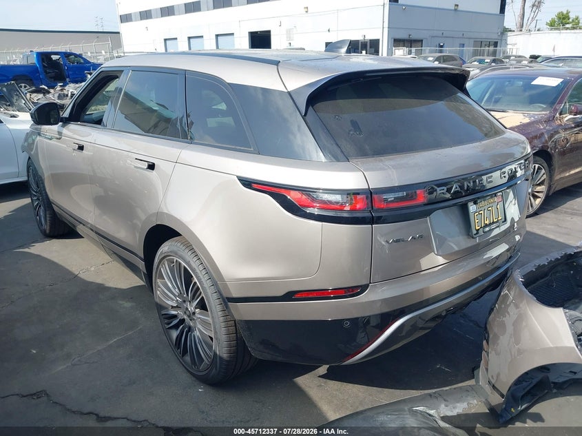 Vin: salyt2ex0na346586, lot: 46210993, land rover range rover velar p250 r-dynamic s 20223