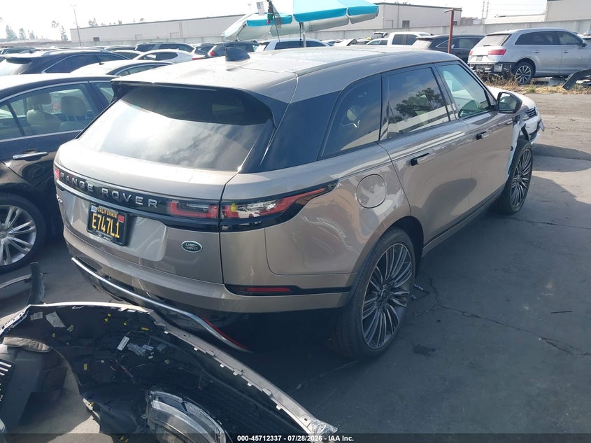 Vin: salyt2ex0na346586, lot: 46210993, land rover range rover velar p250 r-dynamic s 20224