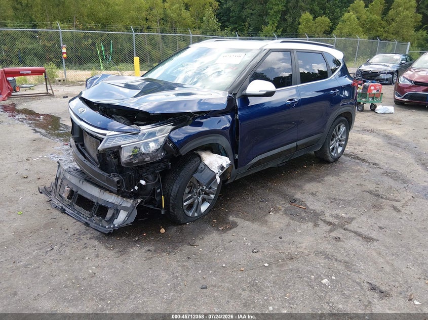 Vin: kndeu2aa2m7126533, lot: 46211014, kia seltos s 20212