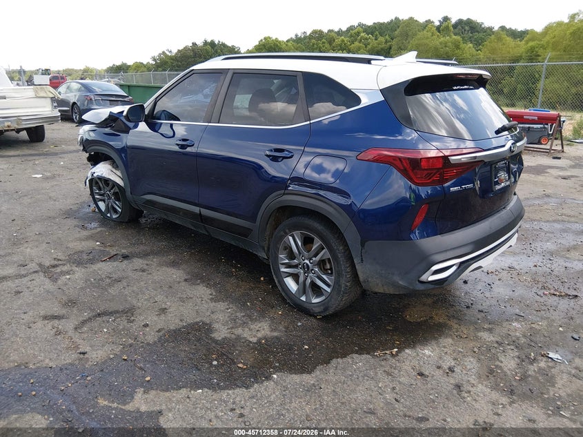 Vin: kndeu2aa2m7126533, lot: 46211014, kia seltos s 20213