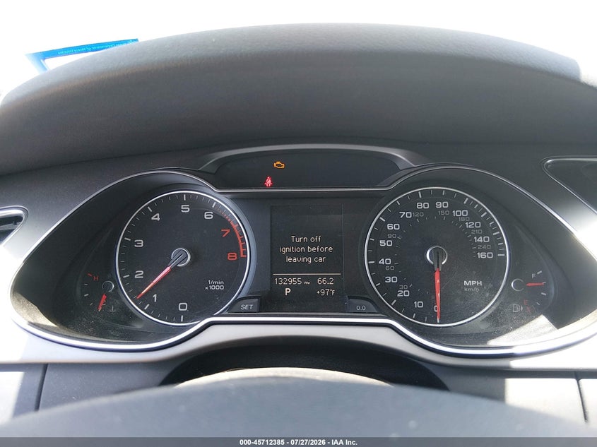 2013 AUDI A4 auction photo 7