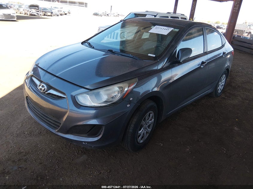 Vin: kmhct4ae6cu208771, lot: 46211097, hyundai accent gls 20122