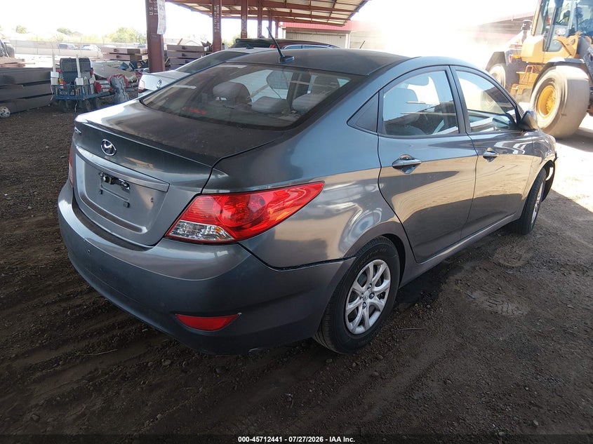 Vin: kmhct4ae6cu208771, lot: 46211097, hyundai accent gls 20124