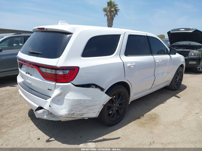 Vin: 1c4rdhdg1hc615085, lot: 46211116, dodge durango gt rwd 20174