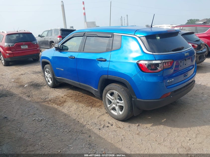 Vin: 3c4njdan6pt516090, lot: 46211119, jeep compass sport 4x4 20233