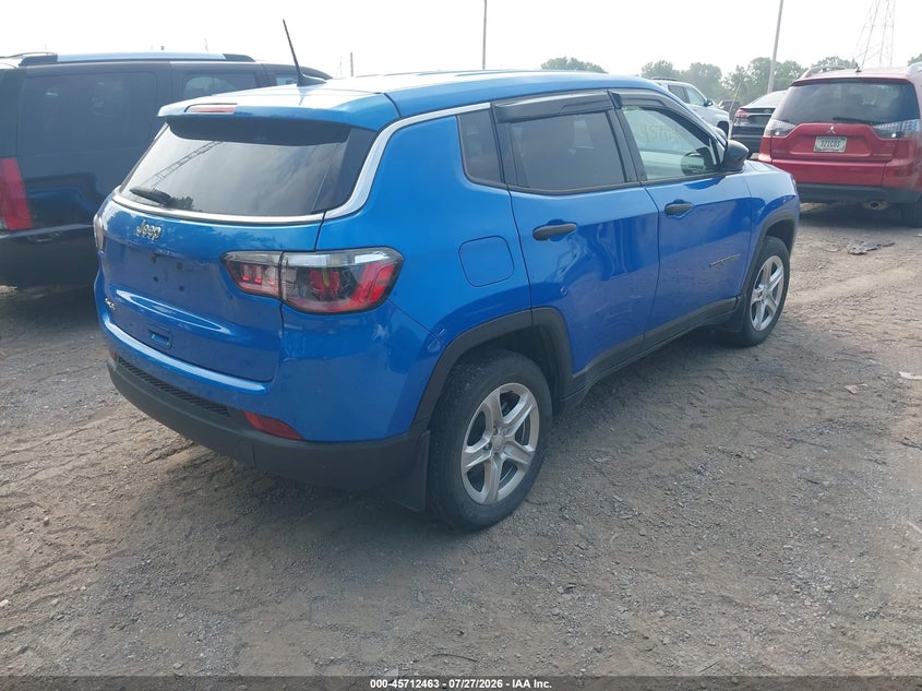 Vin: 3c4njdan6pt516090, lot: 46211119, jeep compass sport 4x4 20234