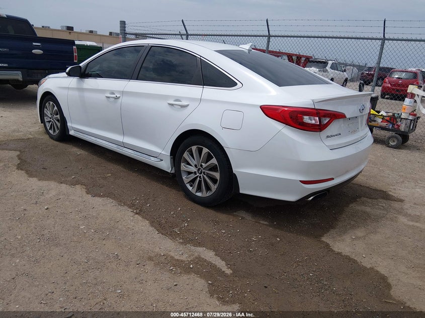 Vin: 5npe34af5hh445601, lot: 46211124, hyundai sonata sport 20173
