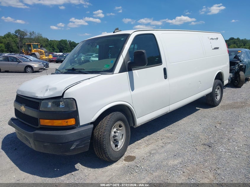 Vin: 1gcwgbfg2j1343491, lot: 46211126, chevrolet express 2500 work van 20182