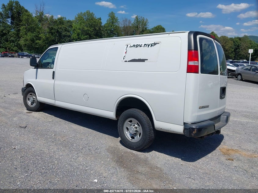 Vin: 1gcwgbfg2j1343491, lot: 46211126, chevrolet express 2500 work van 20183
