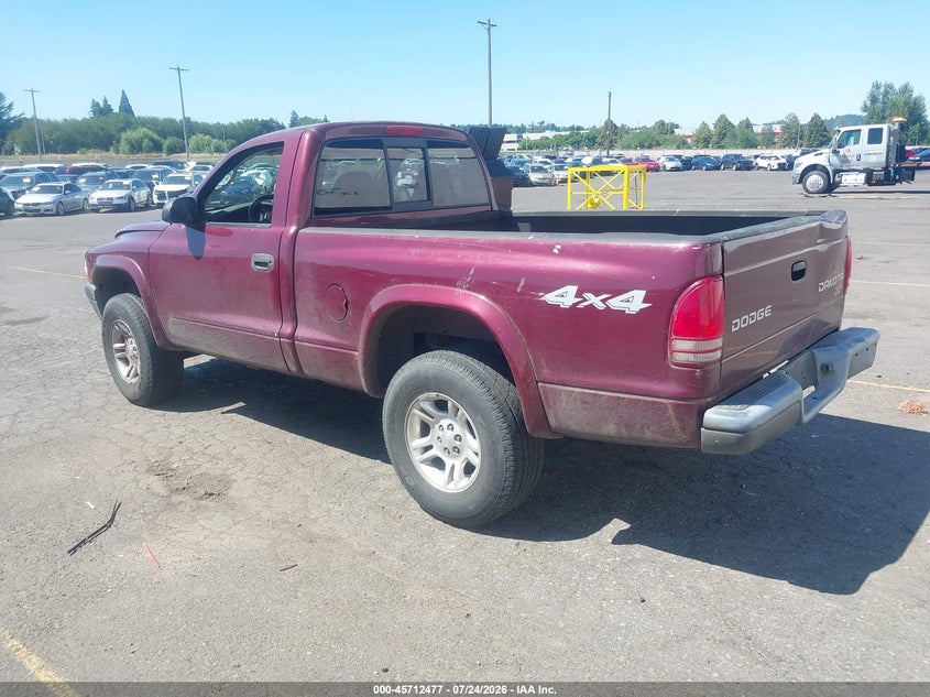 2003 DODGE DAKOTA TRUCK 3.9L V-6 175HP