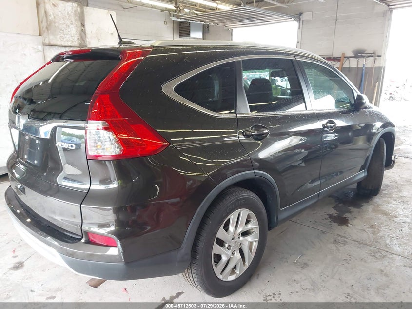 Vin: 5j6rm4h7xfl070398, lot: 46211159, honda cr-v ex-l 20154